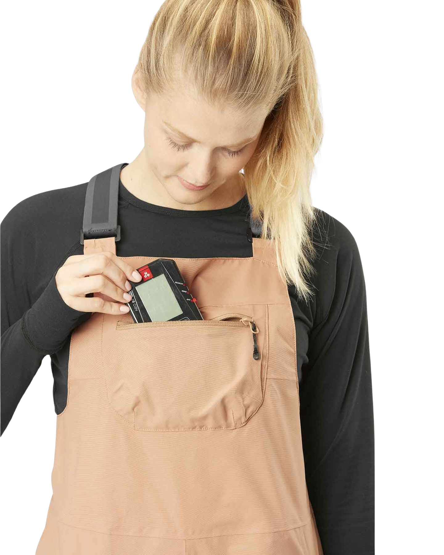 Picture Elwy Women's Bib Pants - Latte - 2024 Women's Snow Bibs - Trojan Wake Ski Snow