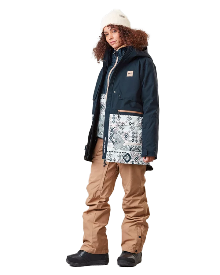 Picture Glawi Womens Snow Jacket - Dark Blue - 2023 Snow Jackets - Trojan Wake Ski Snow