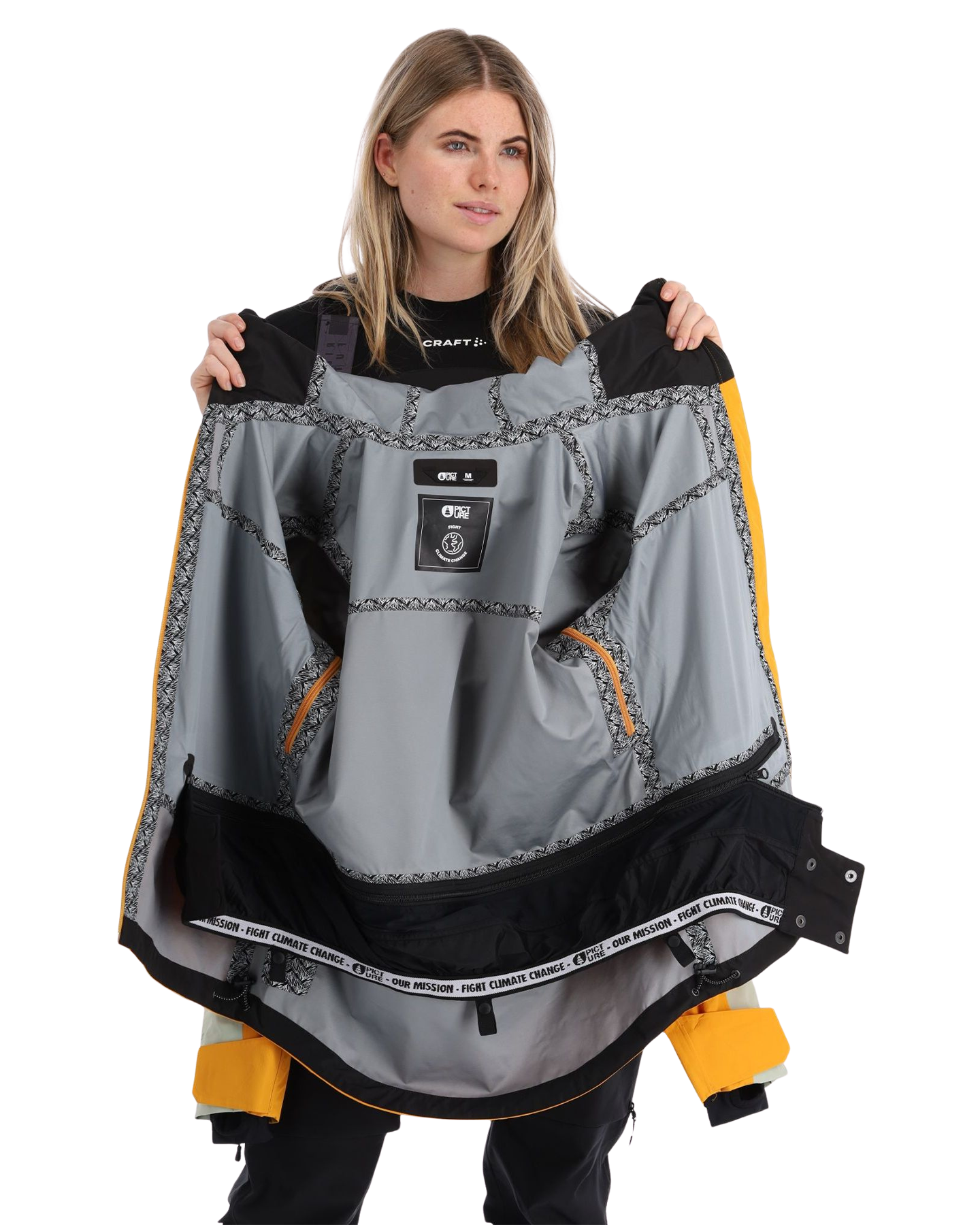 Picture Sylva 3L Women's Jacket - Autumn Blaze - 2024 Women's Snow Jackets - Trojan Wake Ski Snow