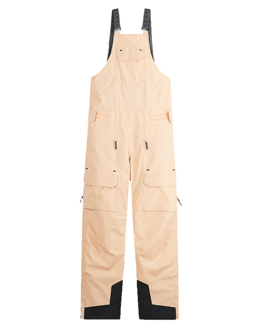 Picture U62 Women's Bib Pants - Harbor Grey Women's Snow Bibs - Trojan Wake Ski Snow