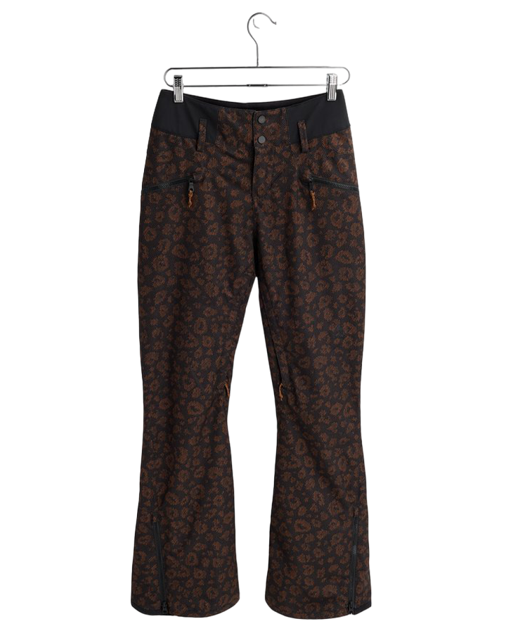 Burton Marcy Womens High Rise Pant - Animal Cheetah - 2022 (L) Snow Pants - Trojan Wake Ski Snow