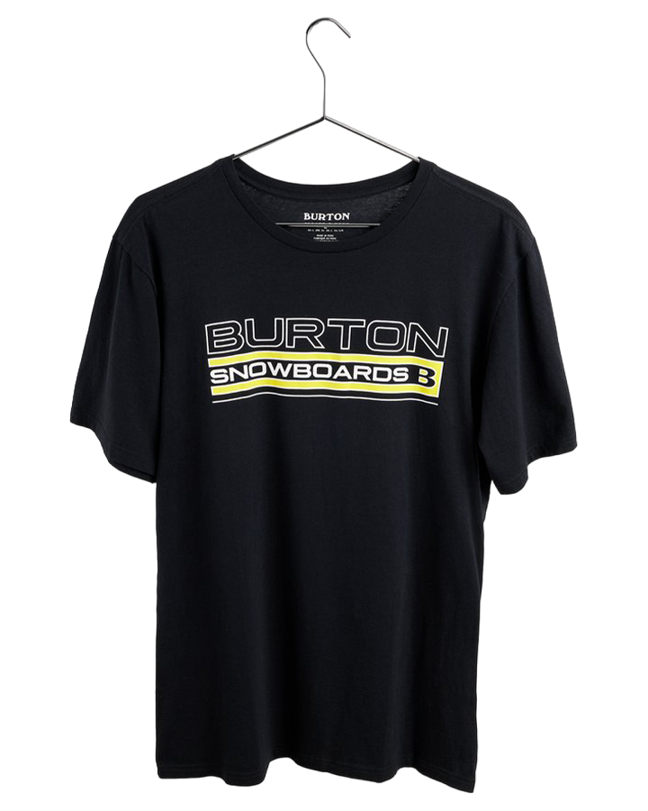 Burton Hiddenmeadow Short Sleeve T-Shirt - True Black - 2022 Shirts & Tops - Trojan Wake Ski Snow