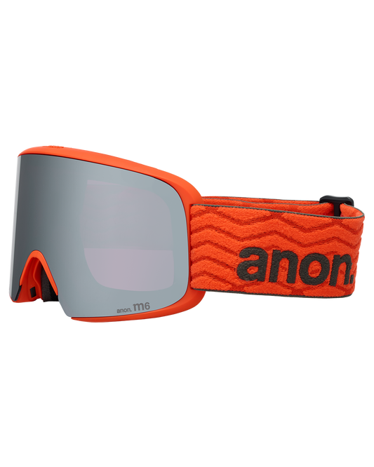 Anon M6 Snow Goggles + Bonus Lens + MFI® Face Mask - Fiesta Red/Perceive Sunny Onyx