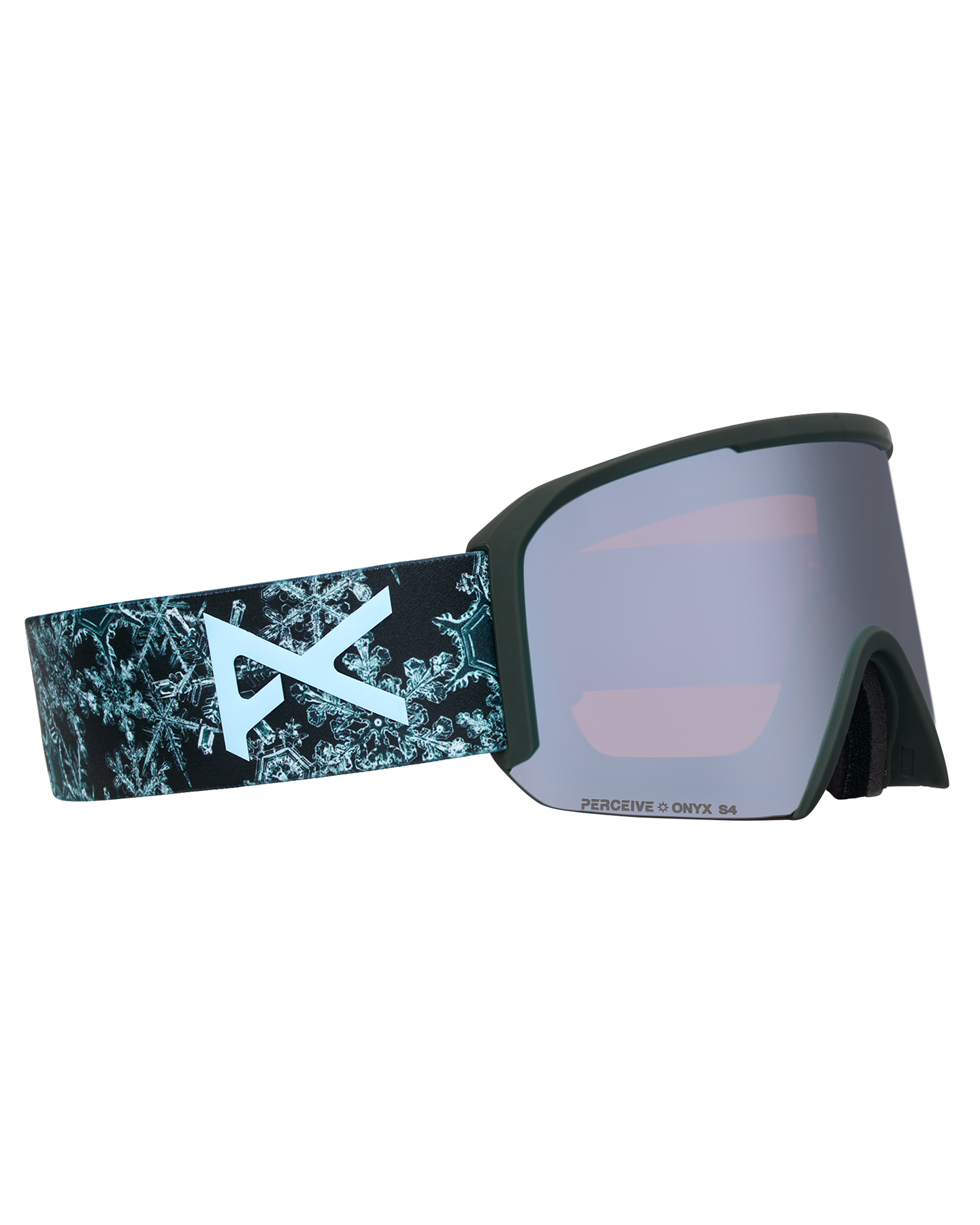 Anon Nesa Low Bridge Snow Goggles + Bonus Lens + MFI® Face Mask - Snow Flurry/Perceive Sunny Onyx