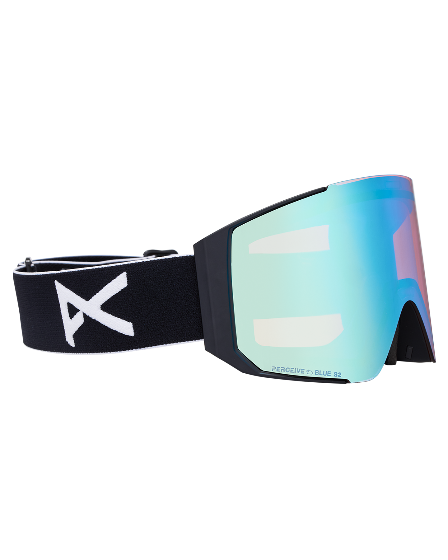 Anon Sync Low Bridge Snow Goggles + Bonus Lens + MFI® Face Mask - Black/Perceive Variable Blue