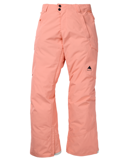 Burton Women's Reserve 2L Insulated Snow Pants - Sunrise Coral Women's Snow Pants - Trojan Wake Ski Snow