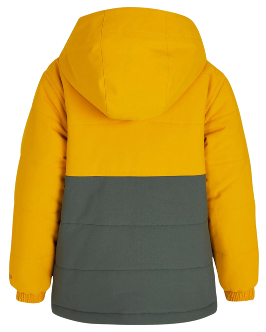 Protest Nadin Toddler Boys Snow Jacket - Dark Yellow Kids' Snow Jackets - Trojan Wake Ski Snow