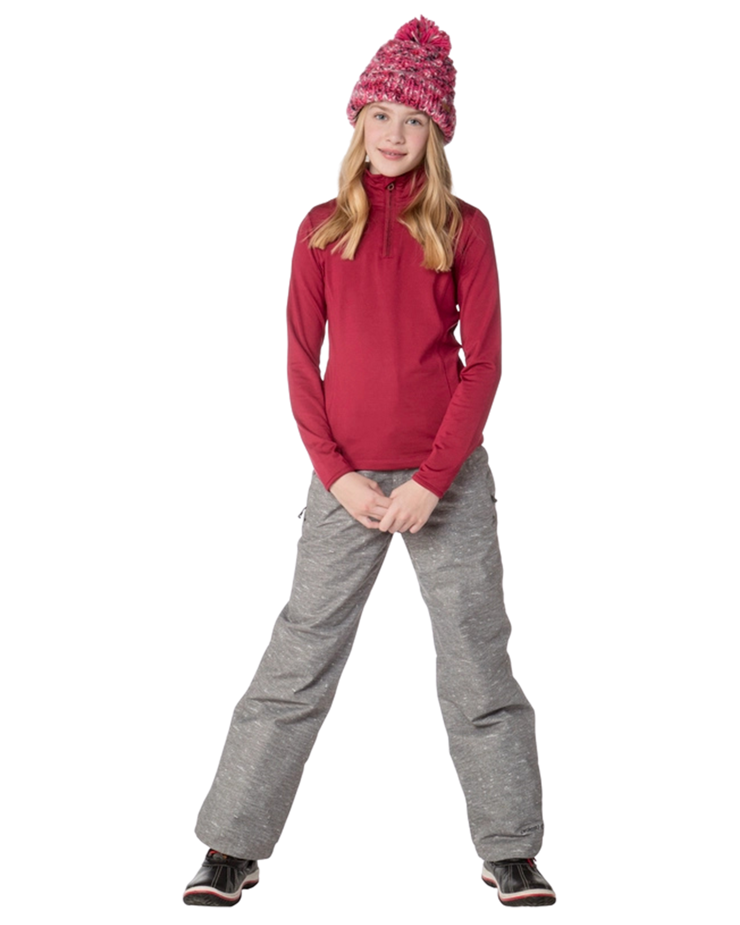 Protest Zamorra Junior Pant - Dark Grey Kids' Snow Pants - Trojan Wake Ski Snow