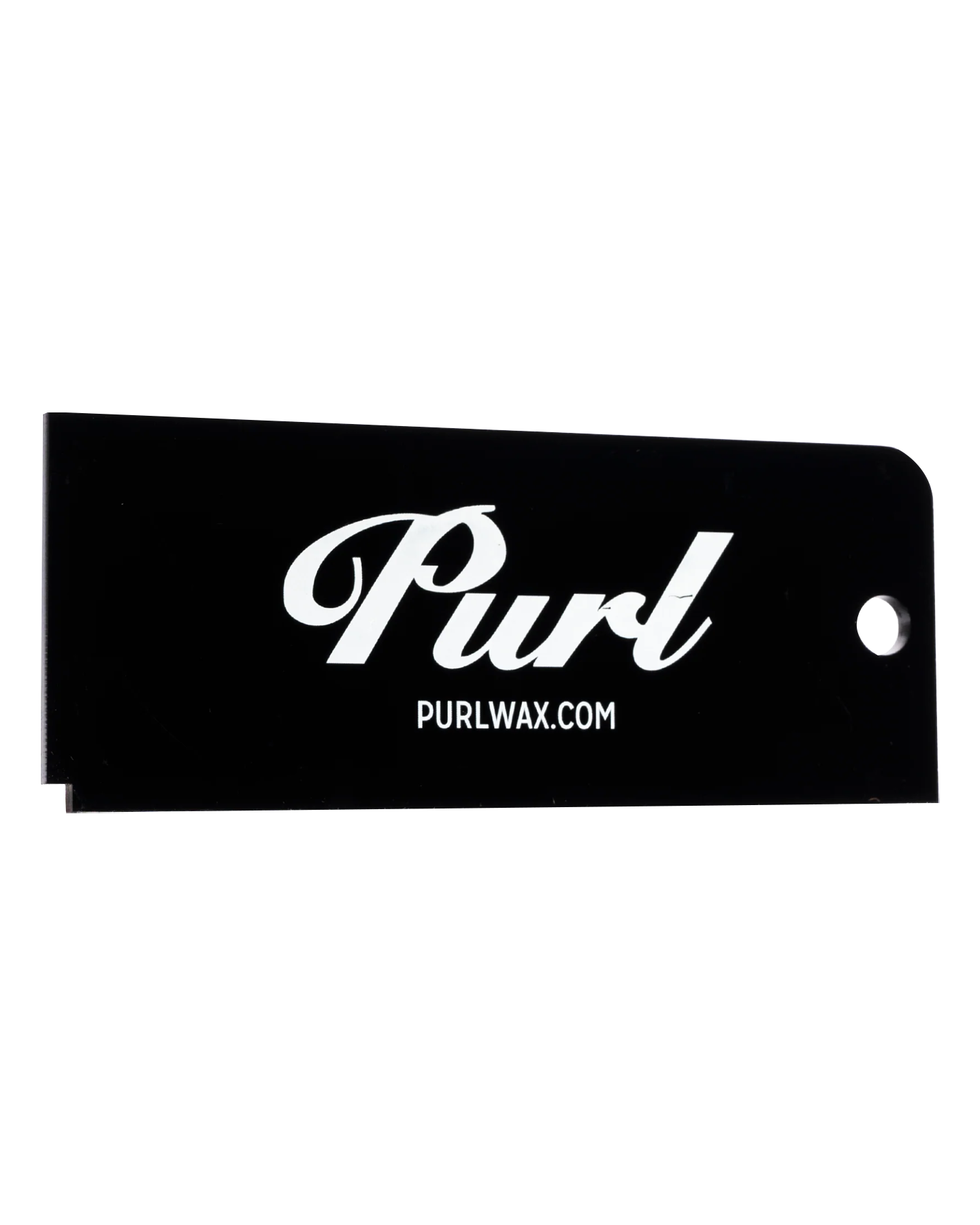 Purl Acrylic Ski & Snowboard Wax Scraper 6" Black Shop Ski
