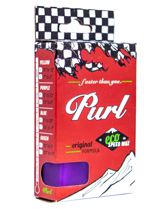 Purl Pro All Temp Ski & Snowboard Wax 68G - Purple Ski & Snowboard Wax - Trojan Wake Ski Snow