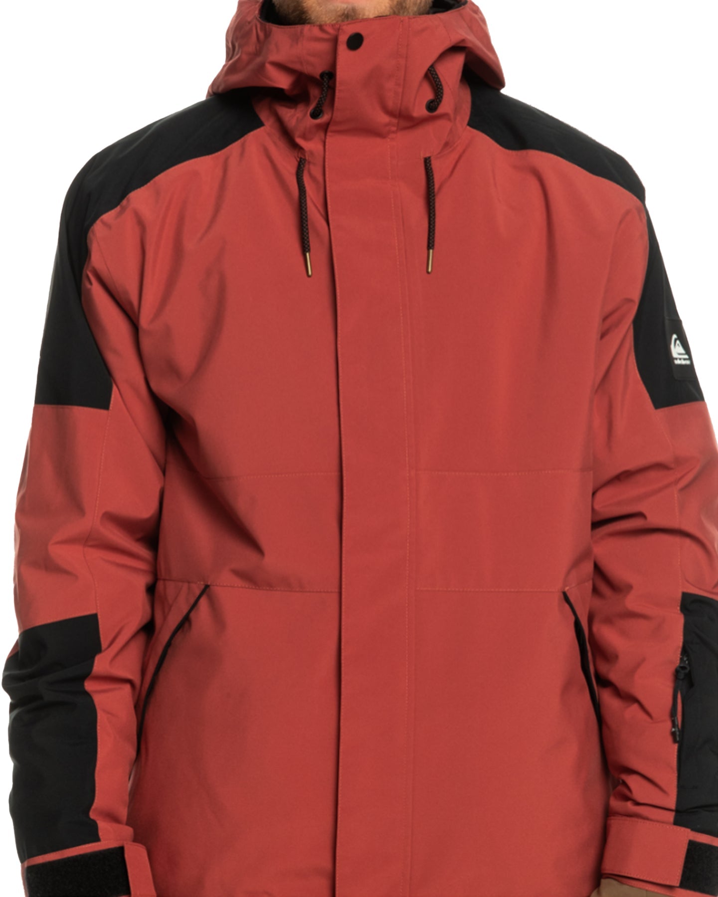 Quiksilver Men's Radicalo Technical Snow Jacket - Marsala Snow Jackets - Trojan Wake Ski Snow