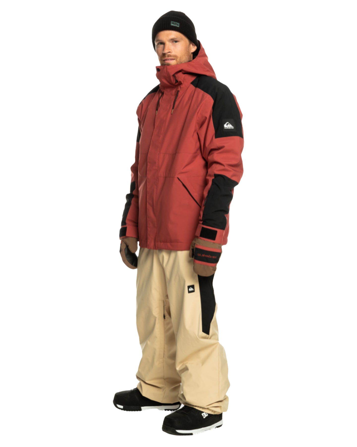 Quiksilver Men's Radicalo Technical Snow Jacket - Marsala Snow Jackets - Trojan Wake Ski Snow