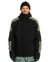 Quiksilver Men's Radicalo Technical Snow Jacket - True Black Snow Jackets - Trojan Wake Ski Snow