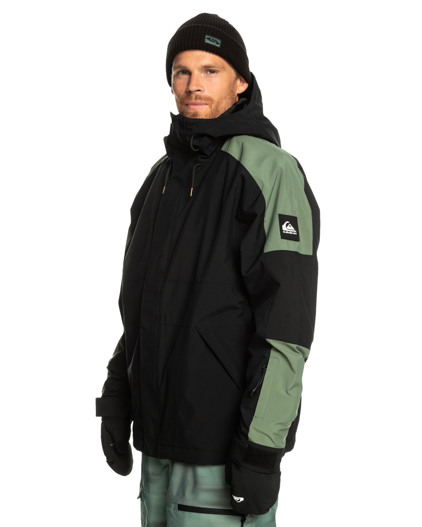 Quiksilver Men's Radicalo Technical Snow Jacket - True Black Snow Jackets - Trojan Wake Ski Snow