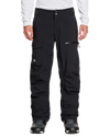 Quiksilver Men's Utility Shell Snow Pants - True Black Snow Pants - Trojan Wake Ski Snow