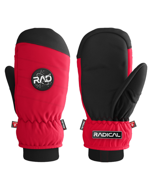 RAD Astro Mitten - Saftey Pink Unisex Snow Mittens - Trojan Wake Ski Snow