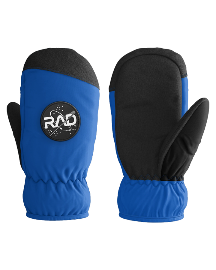 RAD Junior Mitten 2 - Space Blue Kids' Snow Mittens - Trojan Wake Ski Snow