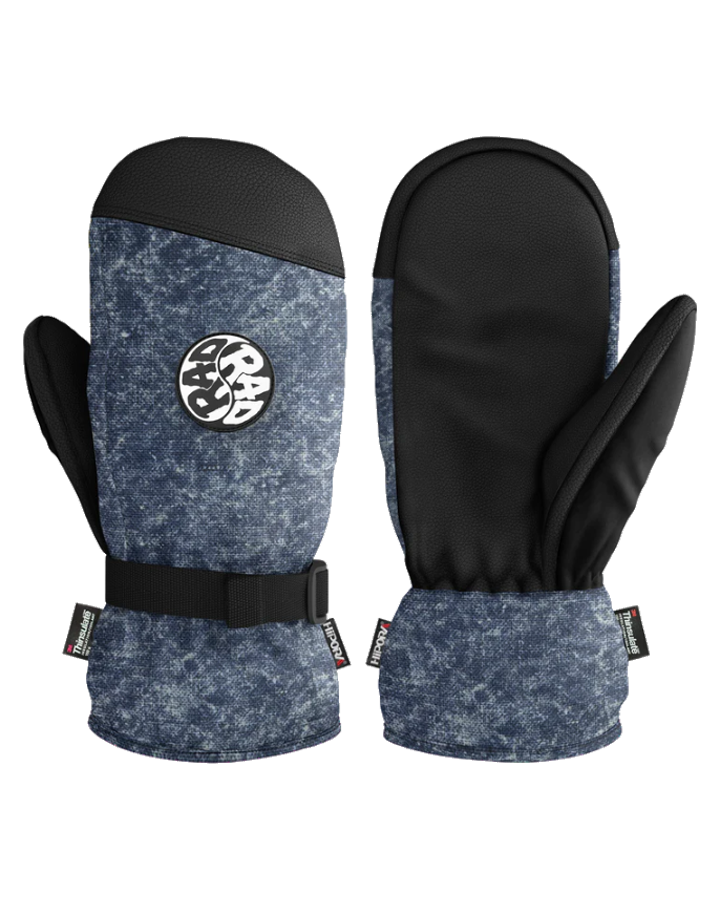 RAD Sidehit Mitten - Denim Unisex Snow Mittens - Trojan Wake Ski Snow