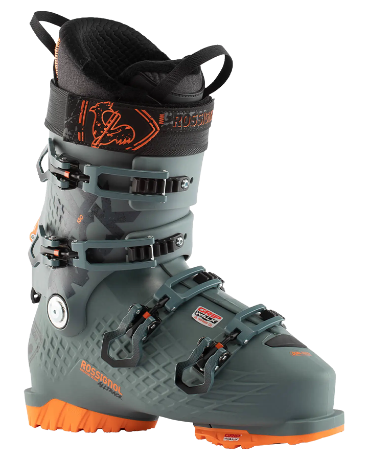 Rossignol Alltrack 130 GW Ski Boots - Green / Grey - 2023 Men's Snow Ski Boots - SnowSkiersWarehouse