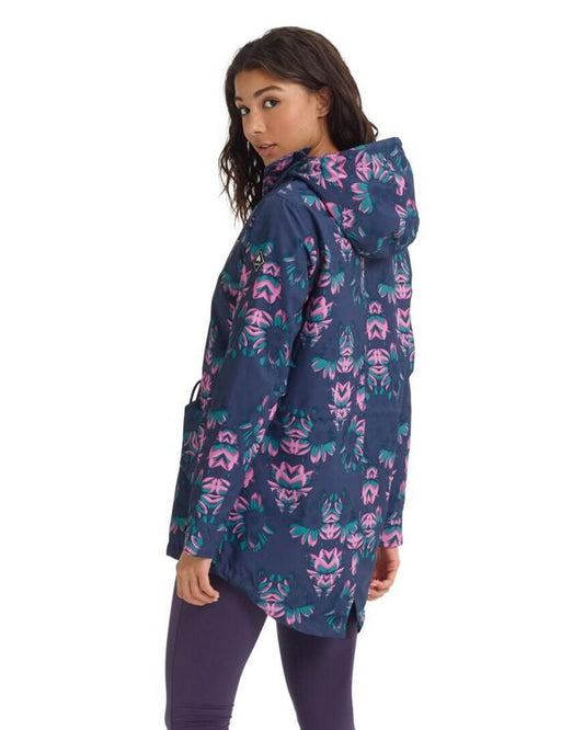 Burton Womens Sadie Rain Jacket - Dress Blue Stylus - 2020 (L) Snow Jackets - Trojan Wake Ski Snow