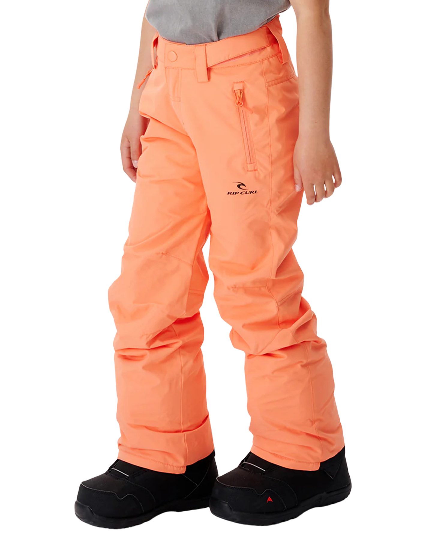 Rip Curl Olly Snow Pants Kids 10K - Salmon - 2023 Kids' Snow Pants - Trojan Wake Ski Snow