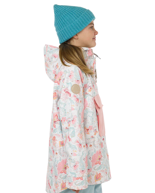 Rojo Hazel Girl's Snow Jacket - Royale Snow White Kids' Snow Jackets - Trojan Wake Ski Snow