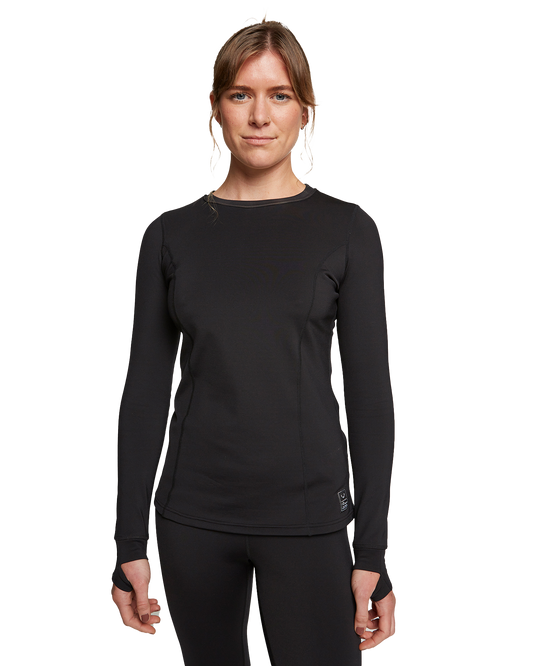 Rojo Living Best Life (Plus Size) Women's Crewneck Thermal Top Women's Thermal Tops - Trojan Wake Ski Snow