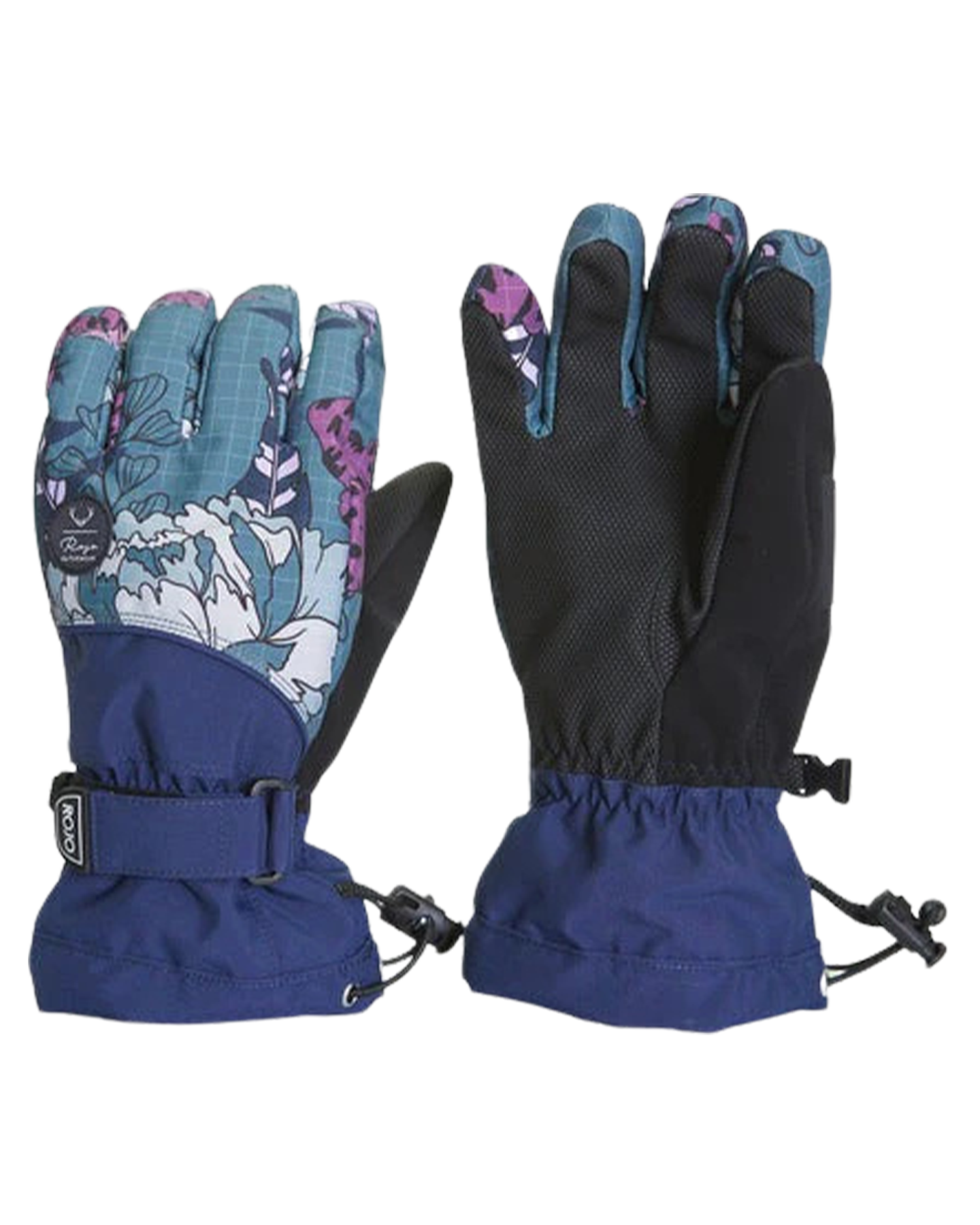 Rojo Women's Maximise Snow Glove - Floral Anicamo Stormy Weather