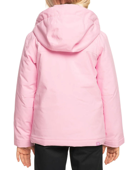 Roxy Girls' 8-16 Galaxy Technical Snow Jacket - Pink Frosting Snow Jackets - Trojan Wake Ski Snow