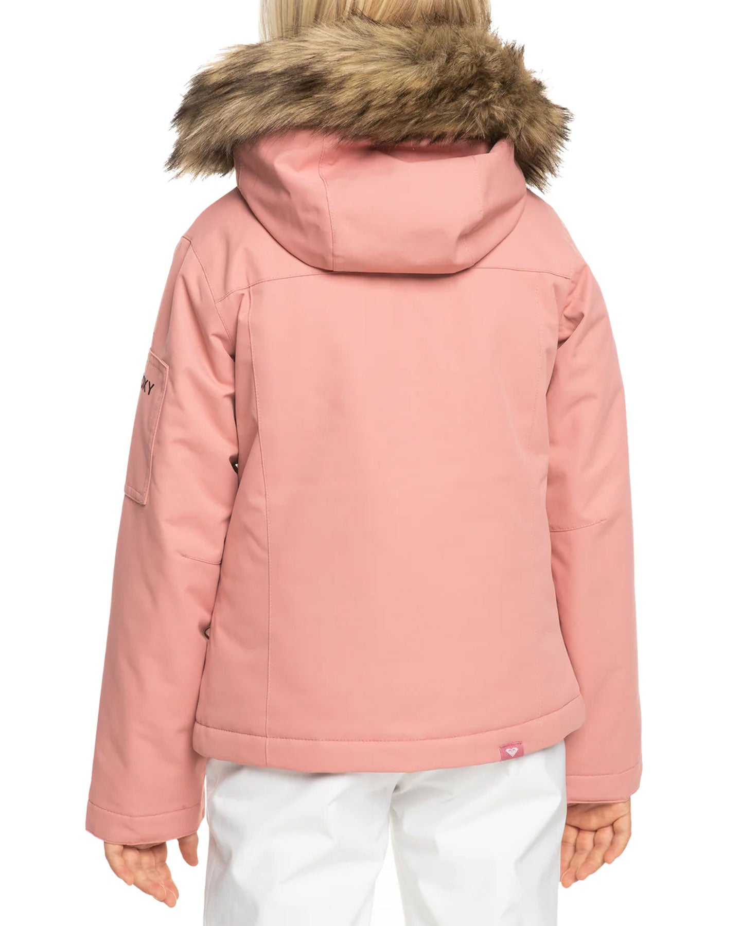 Roxy Girls' 8-16 Meade Technical Snow Jacket - Dusty Rose Snow Jackets - Trojan Wake Ski Snow