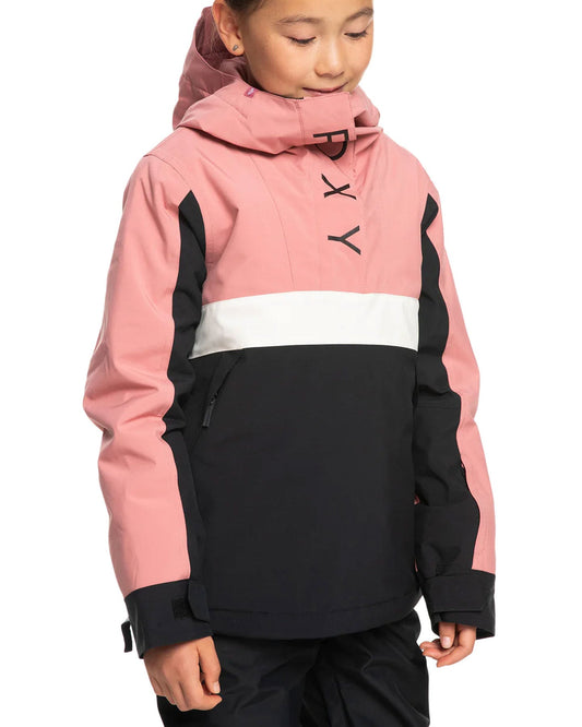 Roxy Girls' 8-16 Shelter Girls' Technical Snow Jacket - Dusty Rose Snow Jackets - Trojan Wake Ski Snow