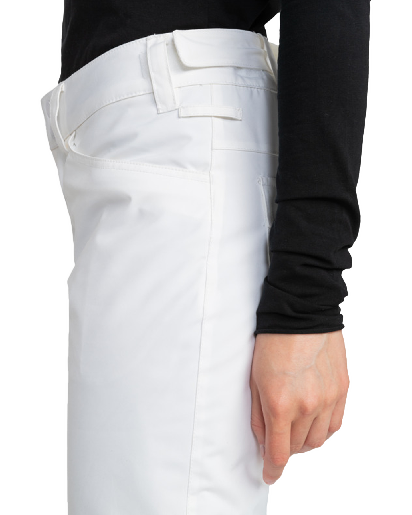 Roxy Women's Backyard Technical Snow Pants - Bright White Women's Snow Pants - SnowSkiersWarehouse