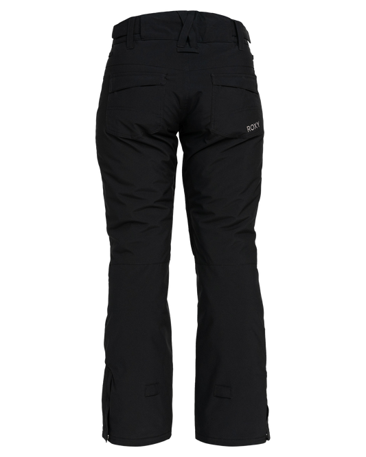 Roxy Women's Backyard Technical Snow Pants - True Black Women's Snow Pants - SnowSkiersWarehouse
