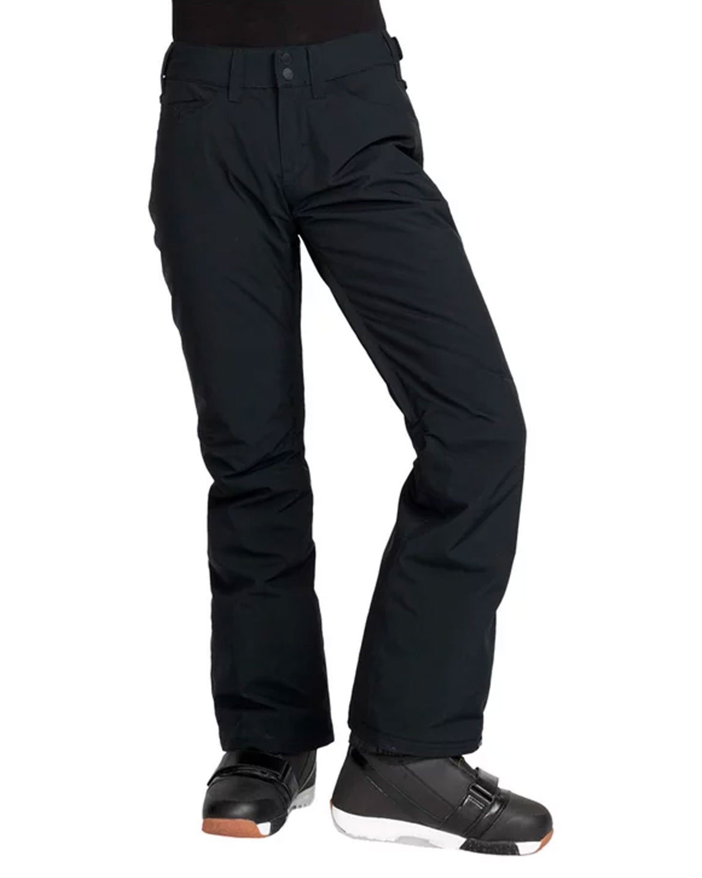 Roxy Women's Backyard Technical Snow Pants - True Black Snow Pants - Trojan Wake Ski Snow