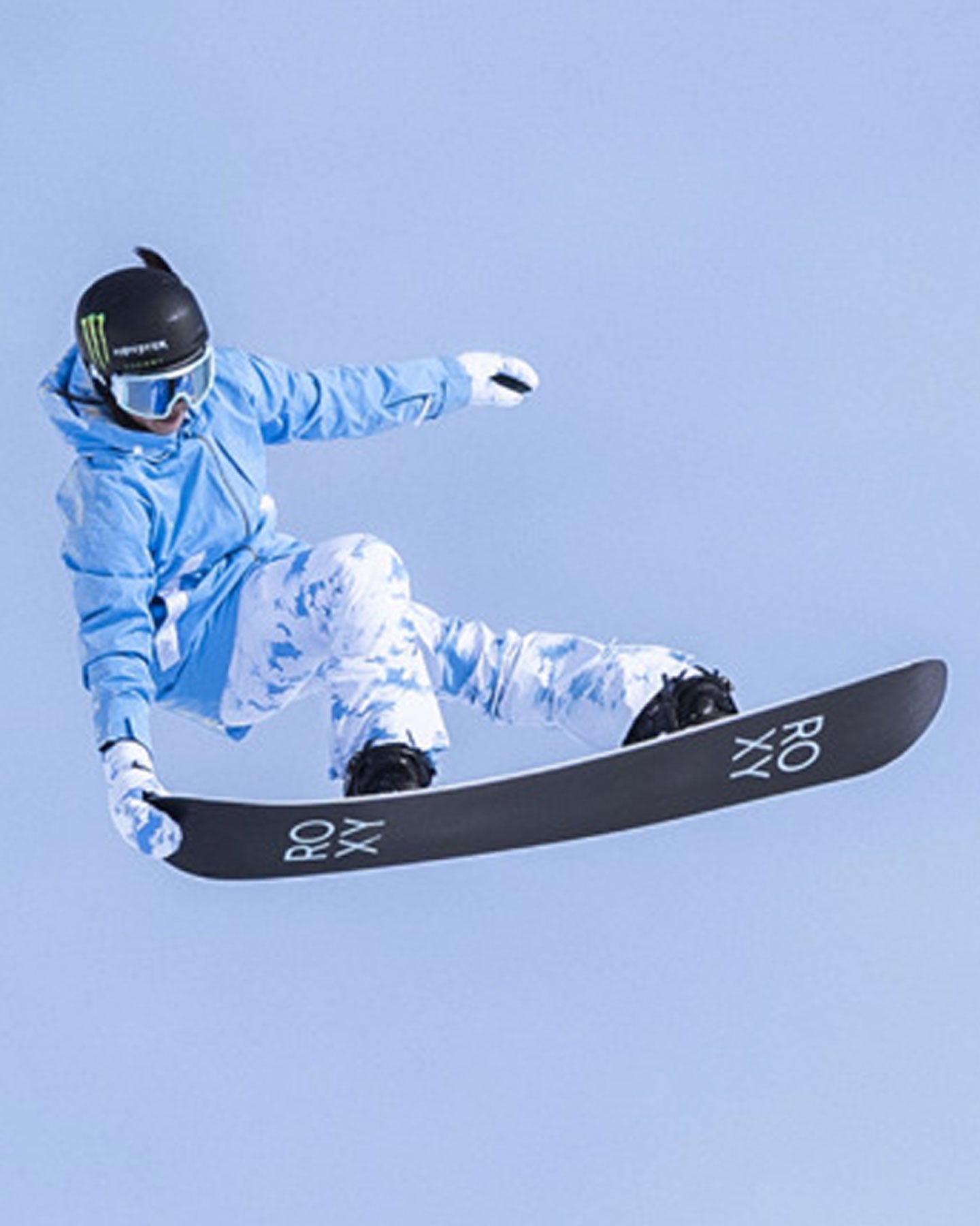 Roxy Women s Chloe Kim Technical Snow Jacket Azure Blue Shop Coats Jackets at Trojan Wake Ski Snow Snow Skiers Warehouse