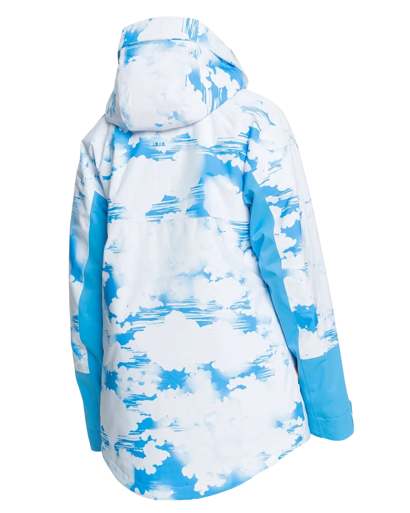 Roxy Women's Chloe Kim Technical Snow Jacket - Azure Blue Clouds Women's Snow Jackets - Trojan Wake Ski Snow