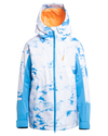 Roxy Women's Chloe Kim Technical Snow Jacket - Azure Blue Clouds Snow Jackets - Trojan Wake Ski Snow