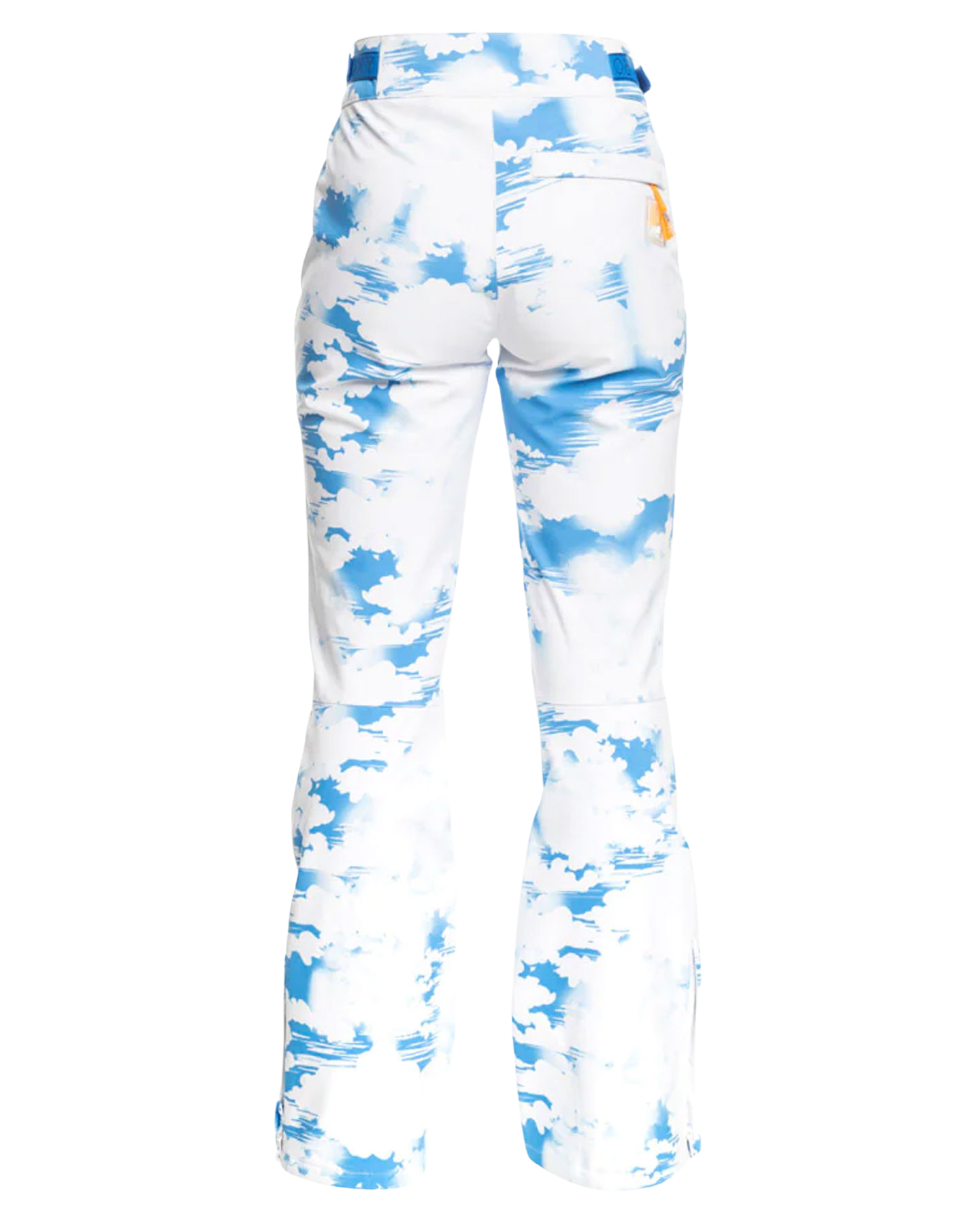 Roxy Women's Chloe Kim Technical Snow Pants - Azure Blue Clouds Women's Snow Pants - Trojan Wake Ski Snow