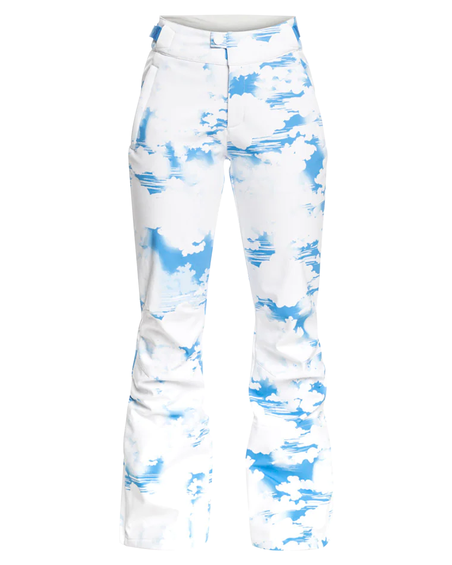 Roxy Women's Chloe Kim Technical Snow Pants - Azure Blue Clouds Snow Pants - Trojan Wake Ski Snow