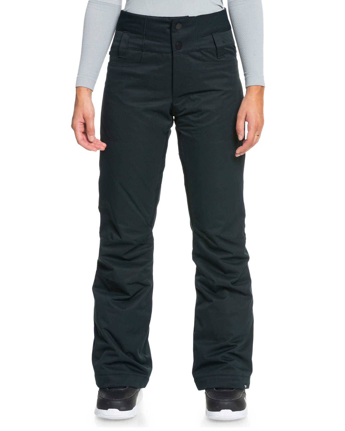 Roxy Women's Diversion Technical Snow Pants - True Black Snow Pants - Trojan Wake Ski Snow