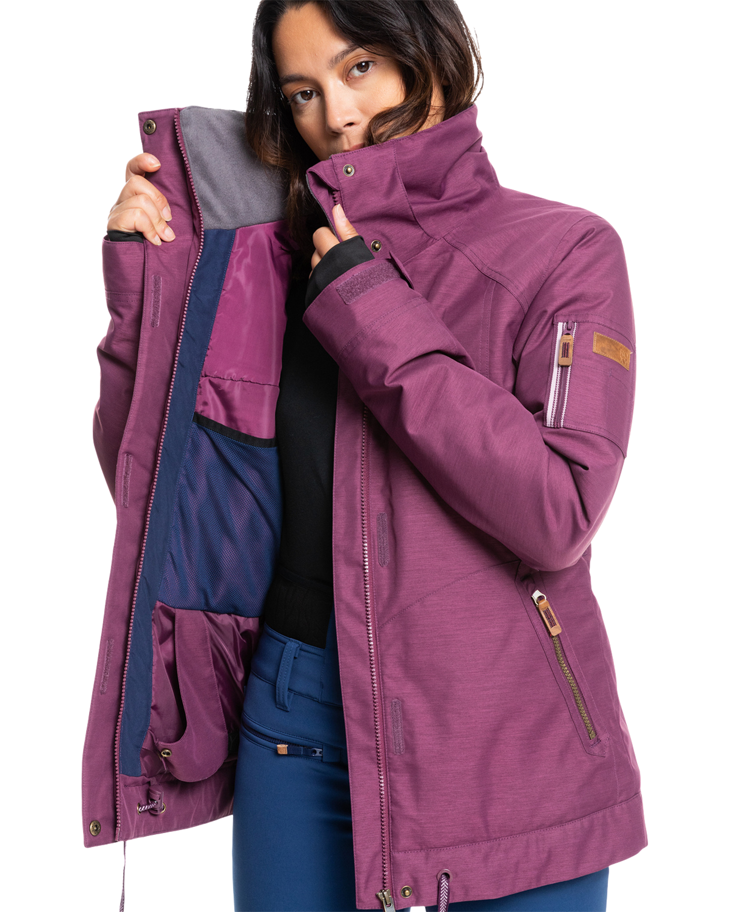 Roxy Women's Meade Technical Snow Jacket Women's Snow Jackets - Trojan Wake Ski Snow