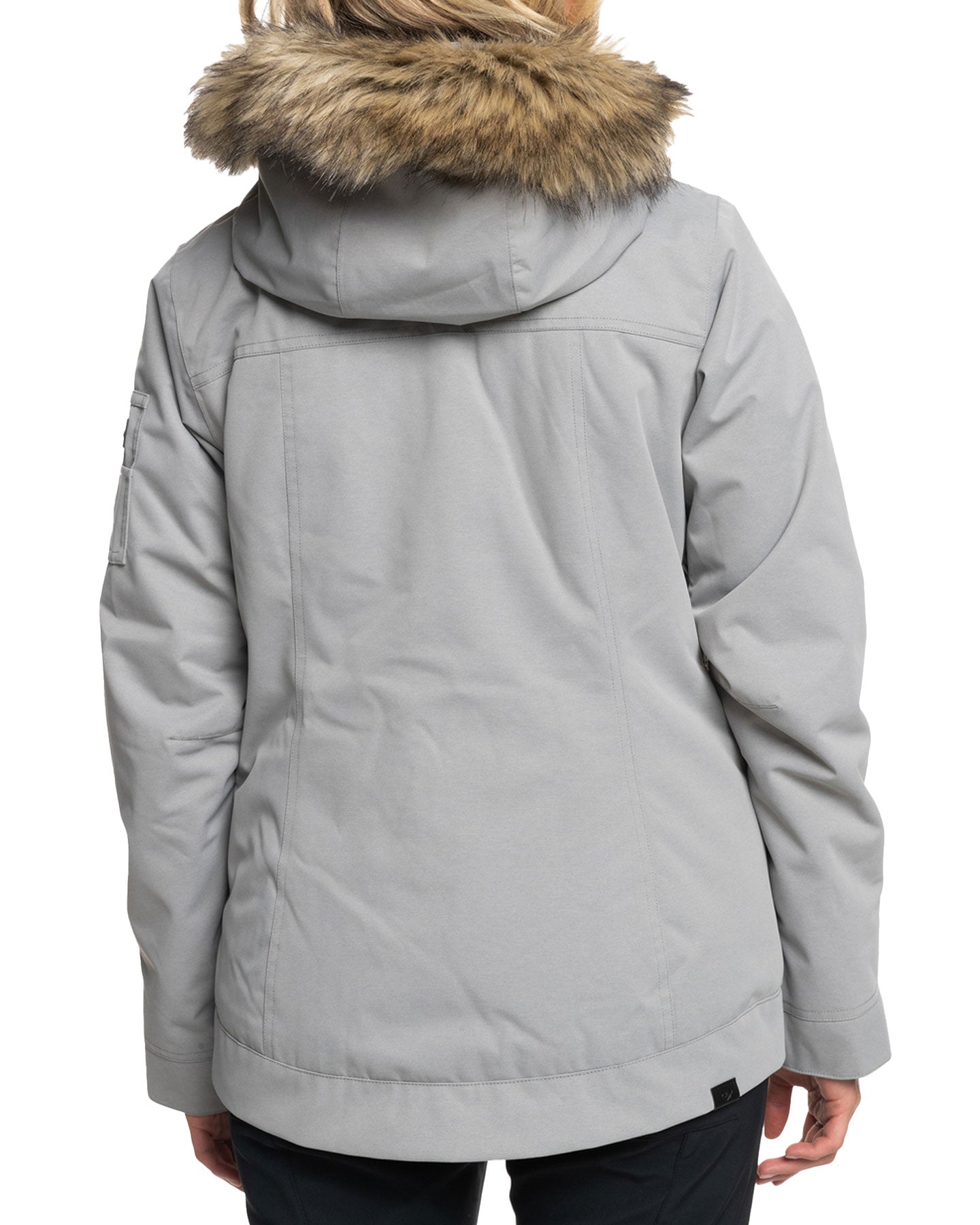 Roxy Women's Meade Technical Snow Jacket - Heather Grey Snow Jackets - Trojan Wake Ski Snow