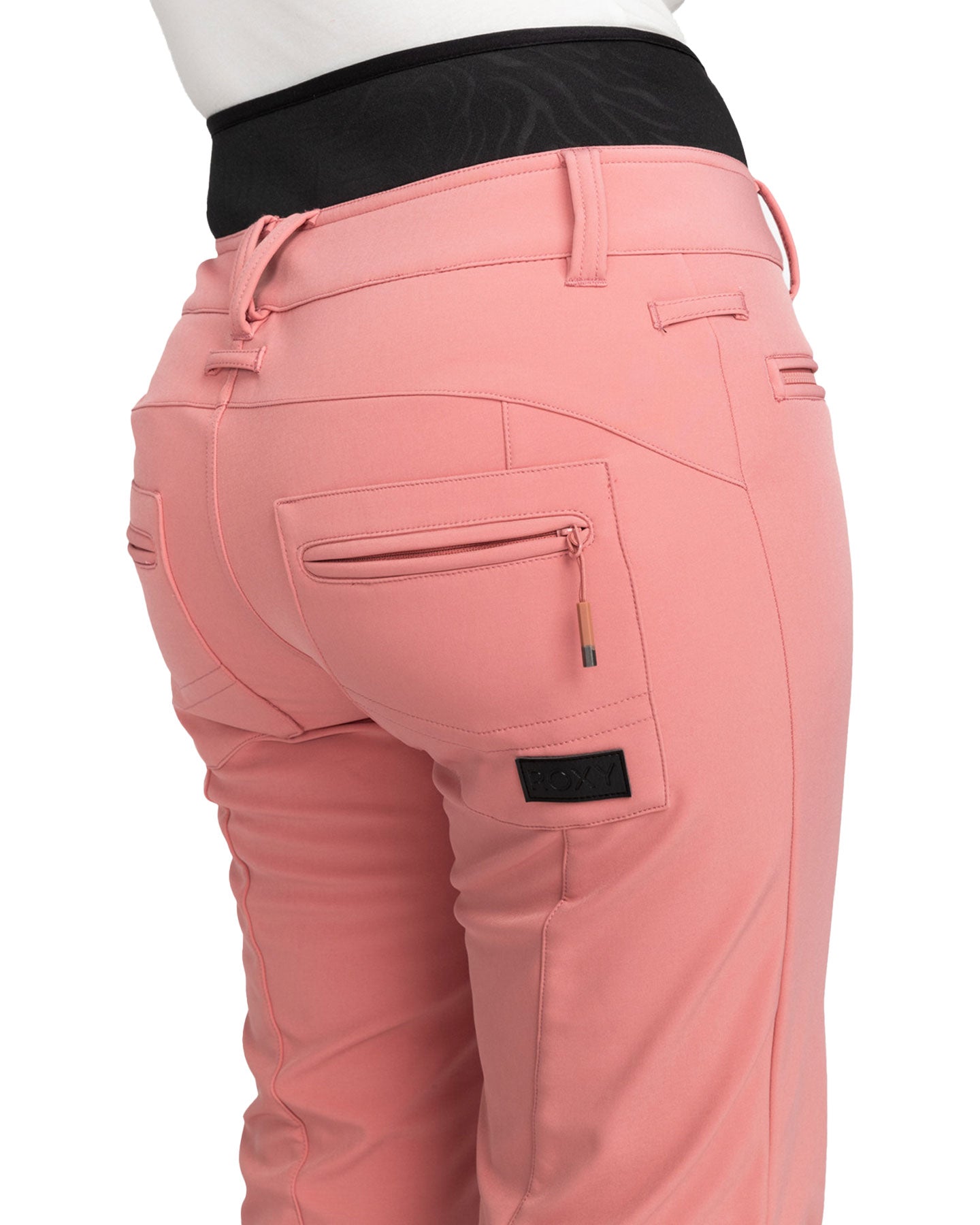 Roxy Women's Rising High Technical Snow Pants - Dusty Rose Snow Pants - Trojan Wake Ski Snow