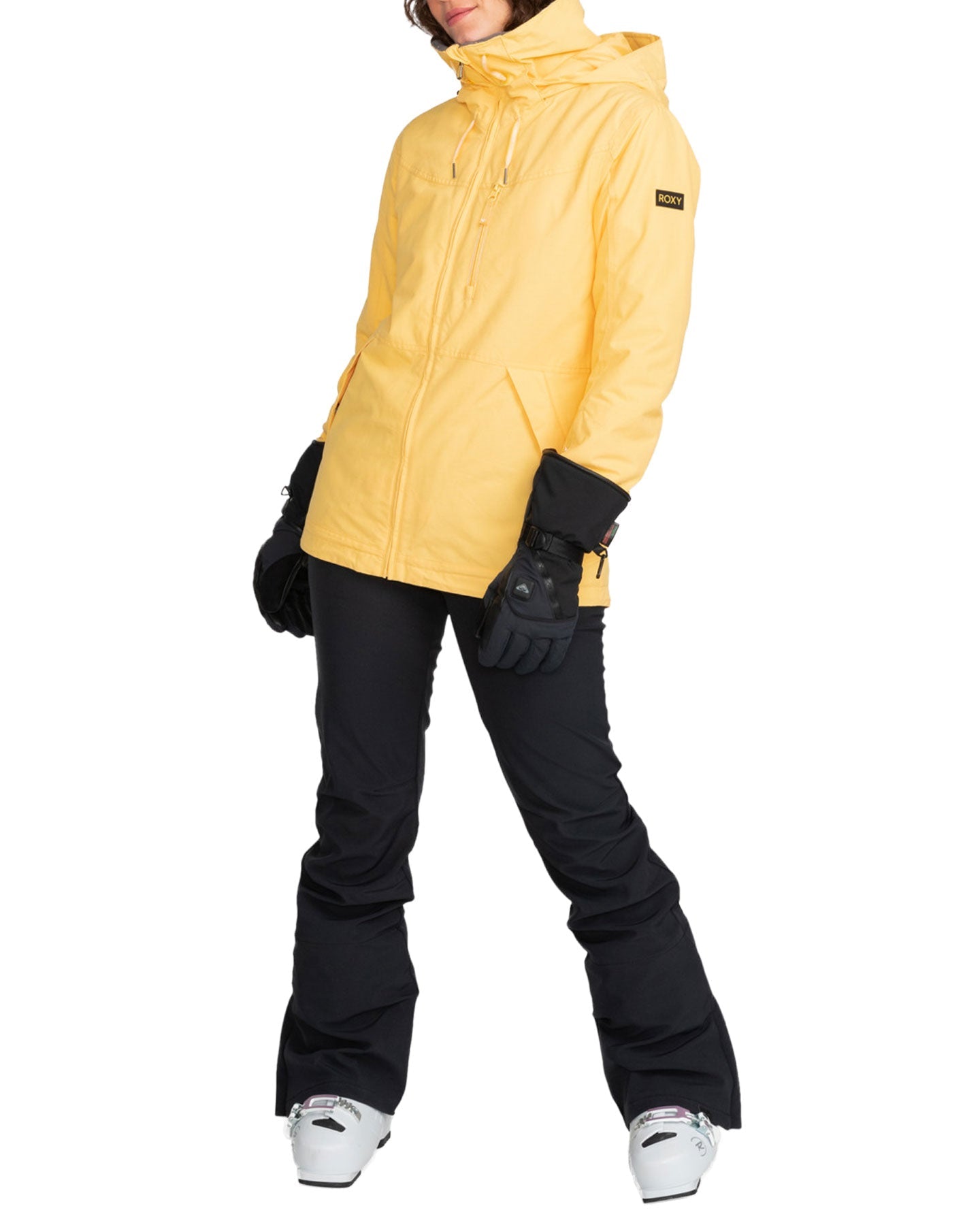 Roxy Women's Rising High Technical Snow Pants - True Black Snow Pants - Trojan Wake Ski Snow