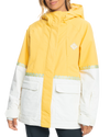 Roxy Women's Ritual Technical Snow Jacket - Sunset Gold Snow Jackets - Trojan Wake Ski Snow