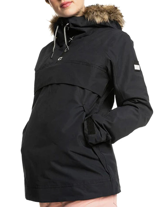 Roxy Women's Shelter Technical Snow Jacket - True Black Snow Jackets - Trojan Wake Ski Snow