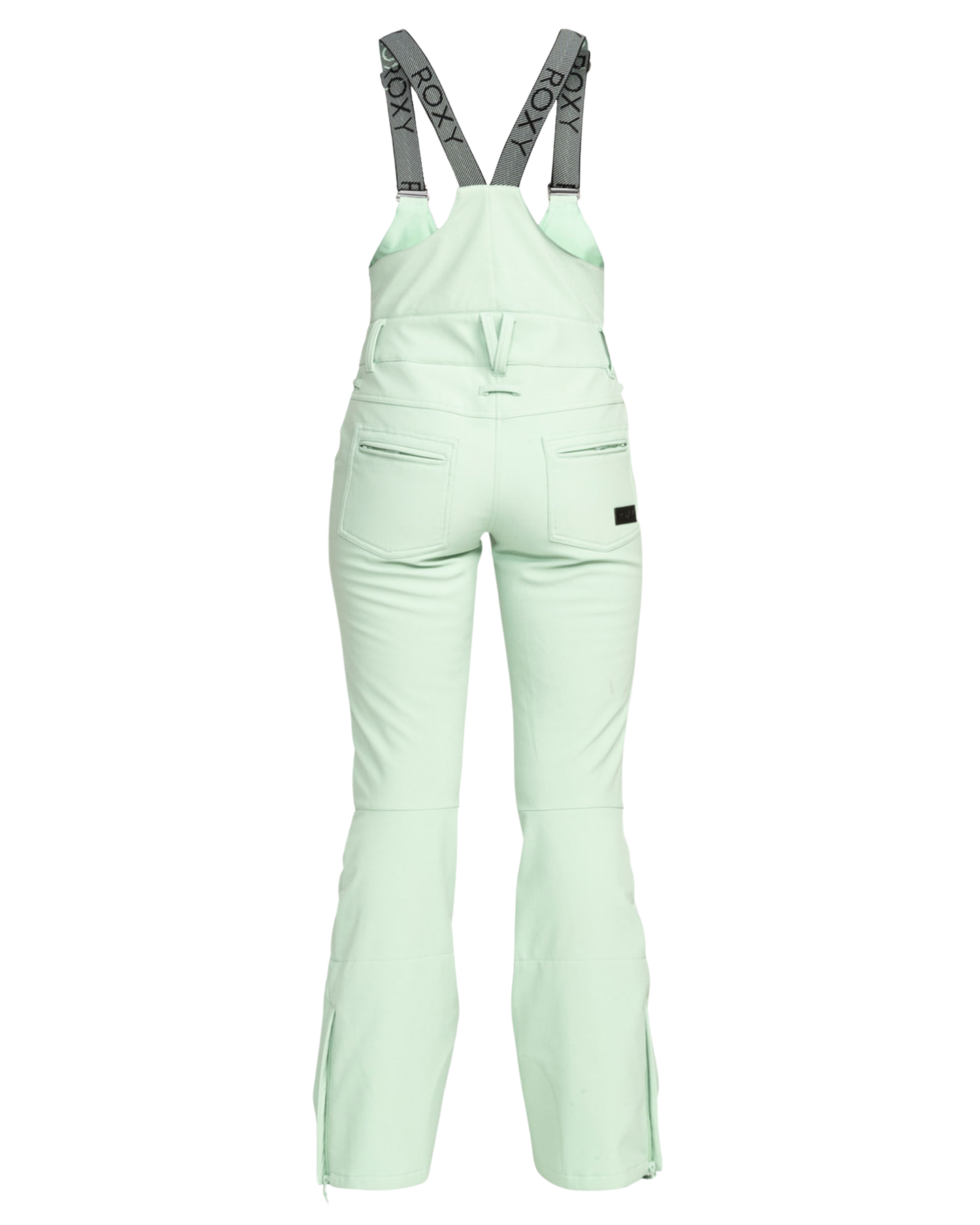 Roxy Women's Summit Technical Snow Bib Pants - Cameo Green Women's Snow Bibs - Trojan Wake Ski Snow