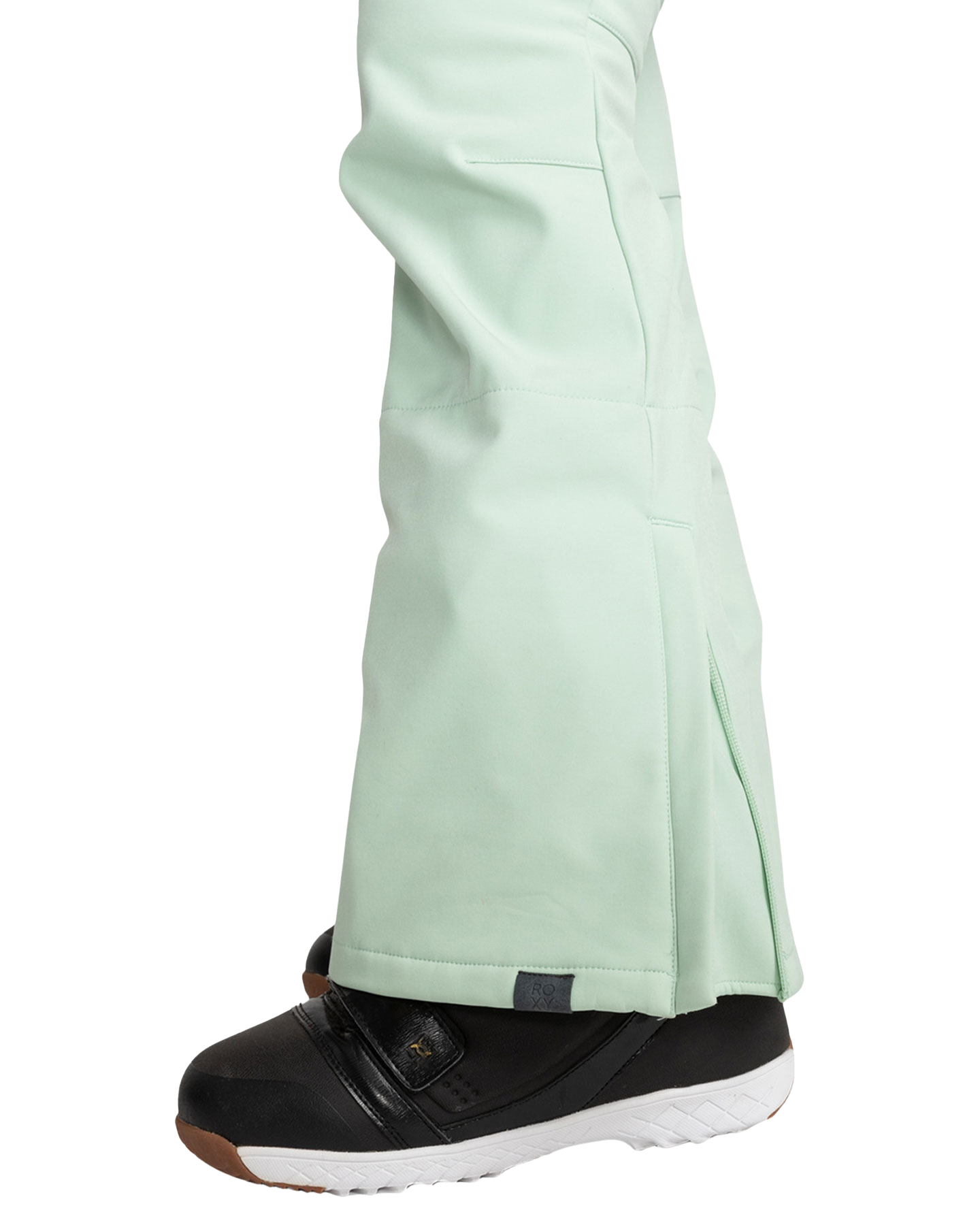 Roxy Women's Summit Technical Snow Bib Pants - Cameo Green Women's Snow Bibs - Trojan Wake Ski Snow