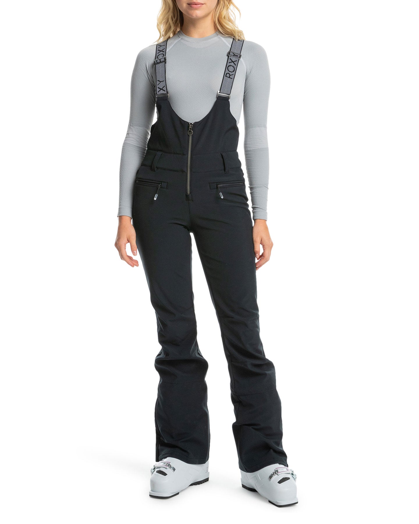 Roxy Women's Summit Technical Snow Bib Pants - True Black  Shop Snow Pants  & Suits at Trojan Wake Ski Snow & Snow Skiers Warehouse