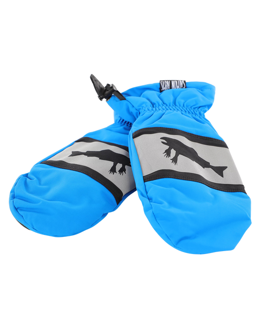 Salmon Arms Classic Snow Mitt - Hi Vis Unisex Snow Mittens - Trojan Wake Ski Snow